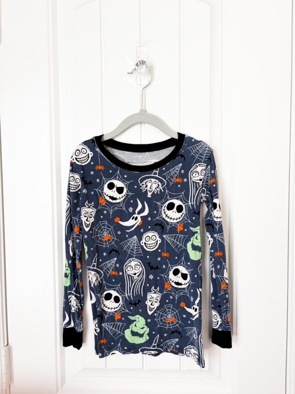 Little Sleepies Nightmare Before Christmas Boys Pajama Top Size 5/6